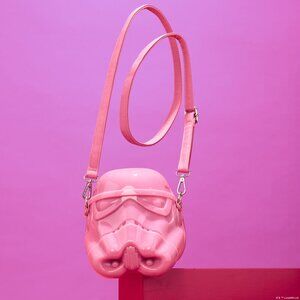 Star Wars Stormtrooper Glitter Figural Head Crossbody Bag
